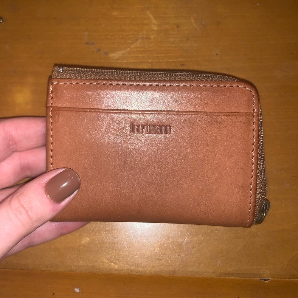 Small vintage leather wallet